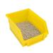 POPETPOP Hamster Sand Bathroom Large-Chinchilla Dust Bath Plastic Sand Bath Container Hamster Toilet/Bathtub/Sandbox-Random Color Size S