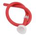 Haofy enema cleaning hose silicone nozzle anal intestine cleaning enema hose 50 cm red with bottle connection high toughness
