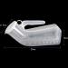 Mobile Toilet Potty Pee Urine Bottle Urinal Portable Men's Transparent Plastic Material 1000Ml Capacity - Buy Online on GoSupps.com