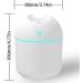 Mini USB Desktop Humidifier with Night Light - Portable Small Room & Car Essential Oil Diffuser - Pink 2-Pack - Buy Online on GoSupps.com