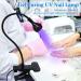 Krofaue UV LED Nail Lamp - Professional 3W Gel Nail Dryer with 4 Levels Setting for Gel Polish Curing - Black - Buy Online on GoSupps.com