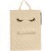 Toilet Paper Cute Eyelash Shape Cotton Toilet Paper Storage | Toilet Paper Dispenser Box for Camping Bathroom RV Car Travel No Glue or Drill Needed Beige - Buy Online on GoSupps.com
