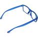 Big Lens Simple Plain Colorful Reading Glasses - 2 Pairs Matte Blue No Magnification - Optical Comfort Design - Buy Online on GoSupps.com