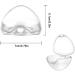Buy Generic 86LS Baby Pacifier Storage Box - 4 Pcs Clear Acrylic Dummy Case | International Shipping Available - Buy Online on GoSupps.com
