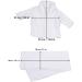 Zerodis Baby Bathrobe Towel Set - Soft Cotton White Photography Props for 3-6 Months | Colorful Swaddle & Costume Accessories - Buy Online on GoSupps.com
