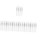 NOLITOY 28 Pcs Lip Brush Lip Makeup Pen Lipstick Lip Mask Applicator Lipstick Brush Applicator Lip Mask Brush Silicone Lipstick Pen Makeup Lipstick Applicator Eye Shadow Applicator 11x0.8cmx7pcs Transparent colorx7pcs