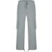 Men's Plus Size Cargo Pants with Pockets | Drawstring Trousers | Solid Color Gym & Outdoor Wear - Gray | Medium - Buy Online on GoSupps.com