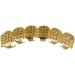 Shakven Gold Plated Hiphop Tooth Grillz Caps Hiphop Tooth with Rhinestones Copper Plated Gold Tooth Caps Party for Cosplay Costumes Portable Mouth Grillz Upper Fang - Buy Online on GoSupps.com