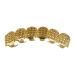 Shop Hip-Hop Rhinestone Tooth Grill Caps | Golden Cropped Grills for Cosplay & Christmas Gifts - Goowafur Oberer Fangzahn - Buy Online on GoSupps.com