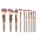 DFHBFG 10 Mini Makeup Brushes Set Complete Blush and Eye Shadow Brushes Lip Brushes Beauty Tools 1 D