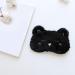 2pcs Cute Black Cat Sleeping Masks for Kids, Girls, and Women | Soft Plush Eye Mask Blindfold Cover | Ideal Eyeshade for Teens Girls - Buy Online on GoSupps.com