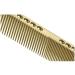 Nicoone Professional Hair Combs Aviation Aluminum Metal Cutting Comb Hairdressing Comb Salon Comb Master Barber Comb for Cutting and Hair Styling (8.4x1in Gold) 1 Count (Pack of 1) Gold - Buy Online on GoSupps.com