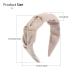 Manshui 4 Pcs 2 Wide Fashion Headbands for Women - Soft Fabric Hairbands - Non-slip Hair Hoops - Neutral Color Set - Buy Online on GoSupps.com