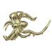 xbiez Punk Spiders Hair Clips Hair Jaw Clips Silver Spiderling Halloween Gothic Hair Styling Araneid Catch Barrettes Gold