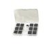 Travel case for contact lenses contact tweezers Storage case for contact lenses Contact lens travel lenses travel set mussel bowl storage pocket mirror box black