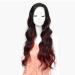 SHIYID Long Wavy Blonde Lace Front Wig - Red Synthetic Hair for African American Women | Shop Now - Buy Online on GoSupps.com