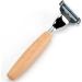 Buy Safety Wood Handle Double Edge Shaver - Portable Reusable Beard Cleaning Tool for Men & Women | Fast International Shipping - Buy Online on GoSupps.com