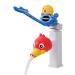 Faucet handle and nozzle extender for children spray -proof extension tap cartoon shapes silicone handle extender sink handle