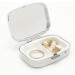 Portable Butterfly Pill Box - 3 & 2 Compartment Medicine Organizer | Travel-Friendly Vitamin Holder - 2pcs Jewelry Storage with Mirror - Buy Online on GoSupps.com