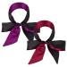 metagio 2 Pcs Satin Eye Cover Soft Comfortable Silk Sleeping Cover Blindfold Tie for Valentine's Day Gift Silk Comfortable Smooth Sleep Blindfold Tie for Women Travel Supplies 2 Colors