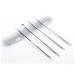 Acne needle 4 pieces stainless steel acne removal needles pimple blackhead remover tools spoon face skin care tools needles face pore cleaner acne needle silver