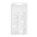YIZISECCE Pack of 100 quick-build clear gel nail molds