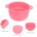 Nuobesty 2-Pack Non-Stick Pink Wax Melting Containers for Hair Removal | Easy to Clean Depilatory Heating Bowls - 13x11cm - Buy Online on GoSupps.com