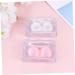 JECOMPRIS Mini Container Set for Colored Contact Lenses - 6 Cute Storage Boxes with Color Mirror Film & Cleaning Case - International Shipping Available - Buy Online on GoSupps.com