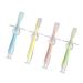 Healvian 4 pieces toothbrush for toddlers from silicone bristle toothbrush infant toothbrush hand toothbrush made of silicone toothbrushes bite toothbrush suction training brush