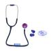 Buy Acoustic Stethoscope for Doctors & Medical Students - Lightweight Flexible Soft Sealing Ear Knobs - Blue - Ships Internationally - Buy Online on GoSupps.com