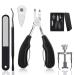 Toe Nail Clipper Stainless Steel Toenails Trimmer 5-Piece Painless Toenail Tools Comfortable Toenail Clippers for Ingrown Toenail Care General Nail Care Preventing