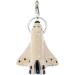 Minibling Spaceship Charm Zipper Pull - Handmade Ceramic 32mm Fashion Jewelry | Silver-Plated Chain Pendant & Beggar Bracelet Trailer - Buy Online on GoSupps.com