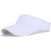 Adjustable Girls Sun Visor Cap | UV Protection Sports Hat for Kids 2-6 Years - White - Buy Online on GoSupps.com