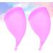 2pcs Purple Silicone Cups - Soft Rubber Female Cups for Eco-Friendly Drinking | Shop Internationally - Buy Online on GoSupps.com