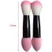 Professional Cosmetic Tool Double head Sponge Blusher brush Foundation Makeup Face Powder - Buy Online on GoSupps.com