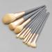 10 Wooden Handle Makeup Brush Set | Premium Matte Powder Makeup Tools for Flawless Application - Buy Online on GoSupps.com