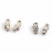 50 pairs 2 models two loops individual hinge repair for plastic frames hinge set for acetate glasses hinge repair part 100 pieces (color: Each Model 25pairs)
