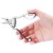 Cuticle Nipper Lightweight 5.3 * 2.2 * 0.5Inch Stainless Steel Compact Size Pedicure Tool Practical Adults for Home Nail Professional Salon - Buy Online on GoSupps.com