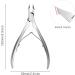 Bezox Ultra-Small Nail Skin Pliers - Professional 4mm Claw Stainless Steel Nail Cutter | Best Nail Skin Remover Tool | Mirror Polished Silver - Buy Online on GoSupps.com