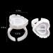 200 PCS Disposable Heart Shape Glue Ring Holders for Eyelash Extension and Nail Art - White - Buy Online on GoSupps.com