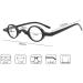 Small Round Retro Reading Glasses for Men & Women - 2 Pairs (Leopard + Black 1.50 Magnification - Buy Online on GoSupps.com