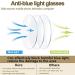 Vecien 3-Pack Reading Glasses with Spring Hinges & Blue Light Filter - Ultra-Clear 2.0 Diopters for Men & Women - Buy Online on GoSupps.com