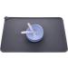 Silicone Non-Slip Dog Food Mat - Waterproof Pet Feeding Placemat for Small Animals - 18.5 x 11.8, Grey - Buy Online on GoSupps.com