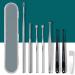 YKLL 8 Pack Earplugs Ear Cleaning Spoon Ear Care Cleaning Tool Stainless Steel Ear Wax Removal Kit Ear Wax Remover Ear Wax Removal Tool 50.0 Count