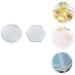 NUOBESTY 6 Pcs Crystal Silicone Mold Silicone Molds Diy Supplies Kid Safe Crystal Drip Mold Storage Box Round As Shownx3pcs 8.2X8.2X0.9CMx3pcs - Buy Online on GoSupps.com
