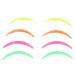 4 Pairs Eyelash Lift Shield Gasket Mixed Colors Individuals for Beauty Salons Curler Eyelash Curling Tool Gasket Sealing Sealing Gasket Eyelash Perming Auxiliary Lash Enhancers