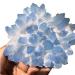 Natural Crystal Rough 1pc 400g-500g Natural raw Blue Ghost Crystal Cluster Rough Phantom Quartz Specimen Stone geode