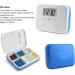 Electronic Pill Timer Dispenser with Alarm, LCD Display & 6 Compartments - Daily Digital Pill Organizer - Buy Online on GoSupps.com