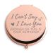 Dyukonirty I Love You Gifts for Her Makeup Mirror Rose Gold Valentines Day Gifts for Girlfriend Wife Christmas Birthday Gifts