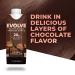 Evolve Plant Based Protein Shake - Double Chocolate, 20g Vegan Protein, Dairy Free, Non-GMO, 10g Fiber, 12 Pack - Buy Online on GoSupps.com